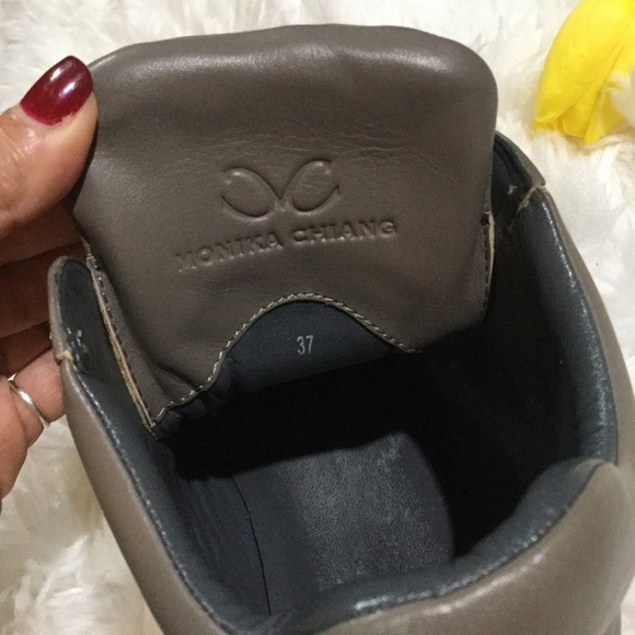 Monika Chiang Sz 7 High Top Leather S… - Picture 7 of 8